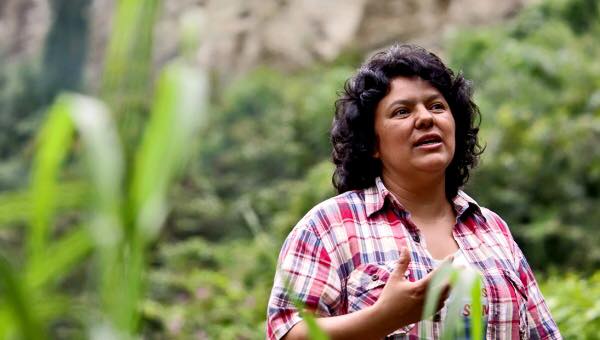 Repudio al asesinato de la militante social hondureña Berta Cáceres